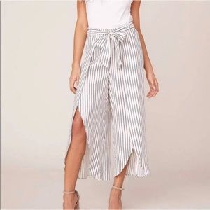 New Jack by BB Dakota Cropped Pinstripe Pants